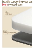 Hamac d'été rafraîchissant pour chat, lit de fenêtre pour chat avec ventouses, confortable, portable, durable, amovible et lavable, usine OEM ODM