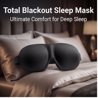Masque de sommeil respirant 3D réglable, bloque la lumière, permet la circulation de l'air pour les yeux, unisexe, ajustement confortable, utilisation quatre saisons