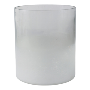 Frosted <b>Glass</b> Hurricane Candle Holder Modern Pillar <b>Candlestick</b> For Dining Table Centerpieces - Product Image 3