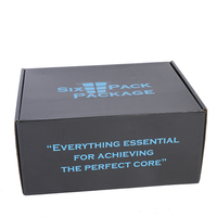 Boîte d'emballage de vente au détail sur mesure, boîte cadeau de luxe imprimée pour vêtements, boîte pliable de haute qualité pour l'expédition de vêtements et de cadeaux