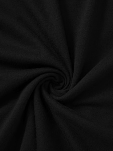 Chemise à manches <span class=keywords><strong>pagode</strong></span> à lacets et col en V noire pour femmes, sexy, taille froncée, décontractée, tendance, unie, respirante, pour le printemps et l'été - Product Image 3