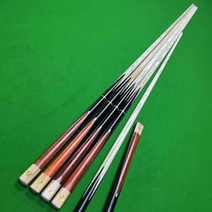 Taco de billar de snooker de 145 pulgadas, de 2 piezas, de madera de abedul con funda de cocobolo, duradero para uso en salas de billar. - Product Image 1