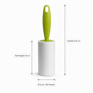 Pack économique de rouleaux anti-poils avec recharges interchangeables, manche vert, rouleaux de papier détachables pour poils de chien et de <span class=keywords><strong>chat</strong></span> sur meubles et canapés - Product Image 2