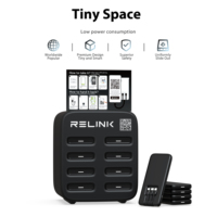 Station de recharge de téléphones à 8 emplacements avec batterie externe partagée, système de location de batteries externes 5000 mAh, borne de recharge à lecture de code QR, OEM ODM