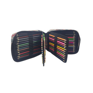 Vente en gros de trousses à crayons et de sacs à fermeture éclair en toile personnalisés pour enfants d'école, mignons et multifonctionnels - Product Image 3