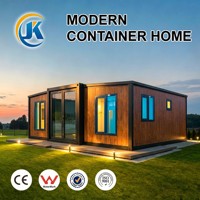 Fabricant de maisons conteneurs extensibles sur mesure OEM, maison préfabriquée en acier pliable de 40 pieds pour distributeur