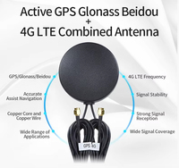 Antenne combinée GPS GNSS 4G LTE 2 en 1, 1575,42 MHz, 698-2700 MHz, 28 dBi, étanche, adhésive, pour voiture, camion, véhicule