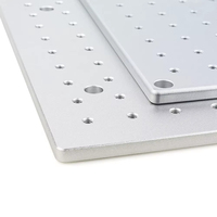 Plateau d'expérimentation optique en aluminium à haute conductivité magnétique 280x320x8mm, table de travail, planche à pain, plateforme, 10% de réduction