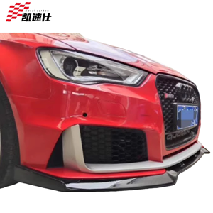 Spoiler de pare-chocs avant en fibre de carbone de style ABT pour Audi RS3 S3 <span class=keywords><strong>A3</strong></span> <span class=keywords><strong>S</strong></span>-<span class=keywords><strong>Line</strong></span>, ajustement parfait - Product Image 6