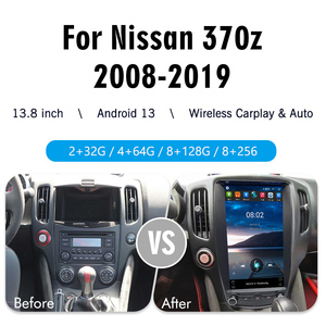 Radio con Pantalla Táctil Estilo Tesla Navihua, Reproductor Multimedia, Unidad Principal de Radio, Reproductor Multimedia para Automóvil, para Nissan 370Z 2008-2019 - Product Image 3