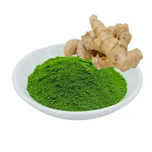 Polvo de té verde con sabor a jengibre Macha de alta calidad con muestra gratis
