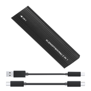 Sata NVMe NGFF giao thức kép Loại C SSD bao vây 10gbps USB3.1 Loại C nhôm trường hợp cho 2280/2260/2242/2230 SSD - Product Image 4