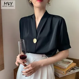 Женская шифоновая блузка из шелка