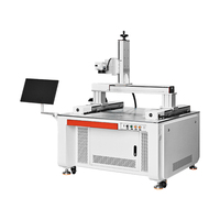 Machine de marquage laser à fibre portique 30W 50W pour marquages colorés éclatants ou en noir et blanc sur panneaux en acier inoxydable de grande taille
