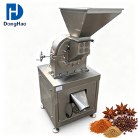 Moulin à grains à disque denté en acier inoxydable pour céréales sèches, machine à moudre le blé, le riz et le maïs