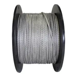 Wire Rope Replacement 12 Strands Single Braid UHMWPE Rope 6mm