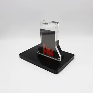 Acrylic Desk Sign Holder Card Display Stand Table Menu Service Label Office Club Business Card Holder Board