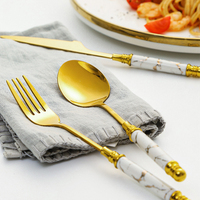 Ensemble de couverts de luxe en acier inoxydable pour mariage, cuillères et fourchettes de qualité supérieure