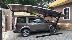 Tettoia per Auto Singola in Alluminio di Lusso, Tetto Arcuato, Impermeabile, Ignifuga, per Esterni, con Garanzia di 10 Anni - Product Image 3