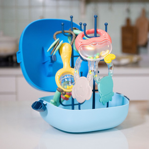 Juguete para la dentición del bebé, caja de almacenamiento con forma de ballena, sonajero de goma suave, 0-1 año, calmante y educativo - Product Image 2