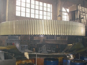 Tour OEM Usinage Moulage Acier Bétonnière Anneau Gear - Product Image 3