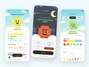Aplicación de Diario de Mindfulness, Diario de Meditación Diaria, Registro del Estado de Ánimo, Práctica de Relajación para Android iOS - Product Image 5
