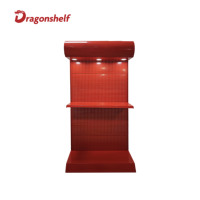 Étagère de présentation d'outils en métal sur mesure pour magasin de quincaillerie, présentoir de sol pour outils électriques
