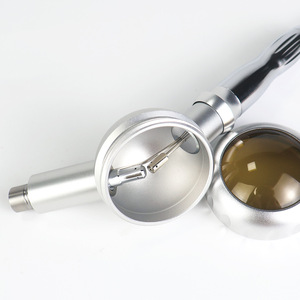 Dental <b>Sandblasting</b> Gun Metal Qd Quick Connect Turbine Powered Silver Color Class Ii Ce Certified - Product Image 1
