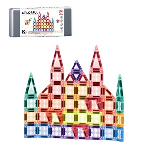 EPT Mini Piastrelle Magnetiche da 3,75 cm, Giochi Educativi STEM Montessori Portatili, Giocattoli Magnetici, Blocchi da Costruzione Magnetici per Bambini - Product Image 1
