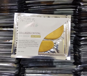 Máscara de Gel de Colágeno para el Cuidado de la Piel, Más Vendida, Parches de Hidrogel <span class=keywords><strong>Dorado</strong></span> para Ojos, Máscara Dorada para Debajo de los Ojos - Product Image 6