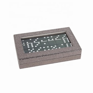 Fabricante Vende Juego de Dominó Doble 6 Tamaño Torneo con Maletín de PU, Fichas de Dominó Grandes para Juego de <span class=keywords><strong>Casino</strong></span> - Product Image 5