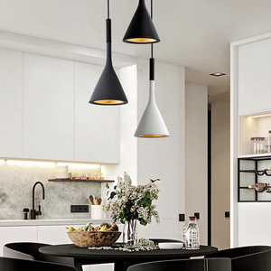 Lampada a Sospensione LED Moderna a Testa Singola E27, Lampadario in Ferro Semplice e Alla Moda per Cucina, Camera da Letto, Sala da Pranzo, Bar e Tavoli - Product Image 5