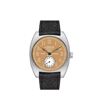 Montre mécanique 38 mm avec cadran à aiguilles, bracelet en cuir 20 mm, date automatique - Durable