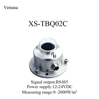 Capteur de rayonnement total XS-TBQ02C 0-2000W/ 6-30V 4-20mA/0-20mV Sortie RS485 Capteur pyranomètre