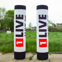 Colonne Lumineuse Publicitaire Support sur Mesure Tube LED Skydancer Gonflable Personnalisé pour Équipement Publicitaire