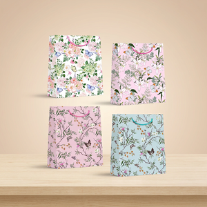 33133 Flat Flower Polyester Gift Bag with Digital Printing Small Size Wedding Favors Bridal Party Flower Packaging Made in China - Product Image 3