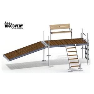 Quai de jet ski en aluminium personnalisé bricolage bas prix <span class=keywords><strong>bateau</strong></span> flottant facile à installer quais extérieurs de lac avec terrasse - Product Image 6