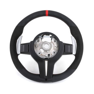 Volante de Cuero YLC a <span class=keywords><strong>Precio</strong></span> de Fábrica, Compatible con <span class=keywords><strong>BMW</strong></span> F20 F22 F23 F30 F33 F34 X1 F48 X5 F15 X3 F25 M3 F80 E90 E70, Accesorio para Auto - Product Image 1