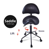 Tabouret pivotant réglable moderne Mason avec roulettes, cadre en métal, selle, chaise de bar mobile pour salon