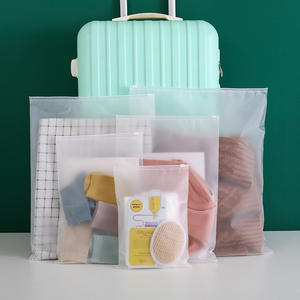 Custom Transparent PE Material Packing Clothing <b>Bag</b> With Logo Poly Zip Lock Packaging Clothes Zipper <b>Bags</b> Packing Shopping <b>Bag</b> - Product Image 6