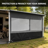 Panneaux latéraux personnalisés pour auvent de caravane, panneau de protection pour auvent de camping-car, fournisseur OEM