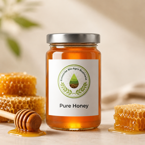 Miel Brut Pur Biologique Naturel Ambre Doré Liquide 100% Naturel Gelée Royale Qualité Alimentaire en Vrac pour Thé et Pâtisserie - Product Image 5