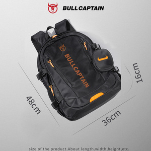 Sac à dos BULLCAPTAIN pour homme, grande capacité, tissu Oxford, pour ordinateur portable 15,6 pouces, pochette amovible, pour voyage, randonnée, école, sport - Product Image 6
