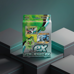 TCG Scarlet Violet Sprigatito Lucario Ex Starter Deck 60 ใบ การ์ดสะสมภาษาเกาหลีแบบซีล  จำหน่ายส่งการ์ดเกมกระดาษ  ผู้จัดจำหน่ายขายส่ง - Product Image 3