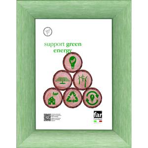 CADRE JOVINE EN RÉSINE ET CRYLEX VERT 35X50CM - Product Image 1