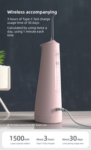 Irrigadores dentales portátiles eléctricos de fábricas chinas, limpieza higiénica cómoda para uso doméstico en hoteles al aire libre - Product Image 4