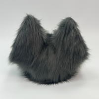 Adorable fait à la main chat et renard Fursuit tête masque enfants scène Performance porter pour Halloween et Cosplay Cosplay accessoires
