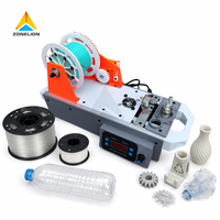 Mesin Daur Ulang Botol PET Heavy Duty ke Extruder Filamen 3D untuk Penggunaan Bengkel Rumahan