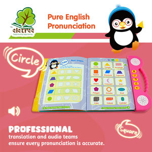 Baby Plastic Abc 123 Fun Interactive Book Set regalo giocattolo educativo prescolare calcolatrice gioco matematico con musica - Product Image 4