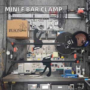 Mini DIY F Bar <b>Clamp</b> for Woodworking Steel Material for Assembly-Direct From Factory Source - Product Image 2